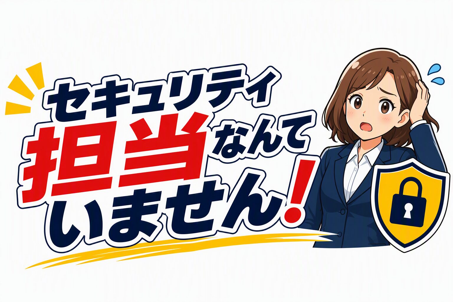 セキュリティ担当なんていません！