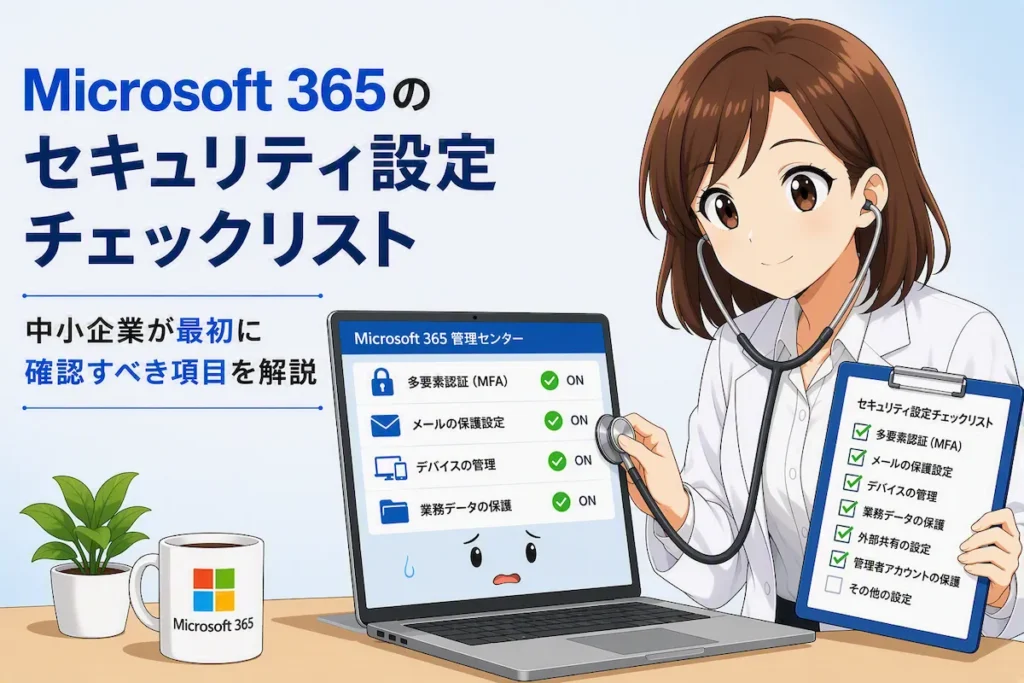 Microsoft 365のセキュリティ設定を確認する中小企業向けチェックリスト